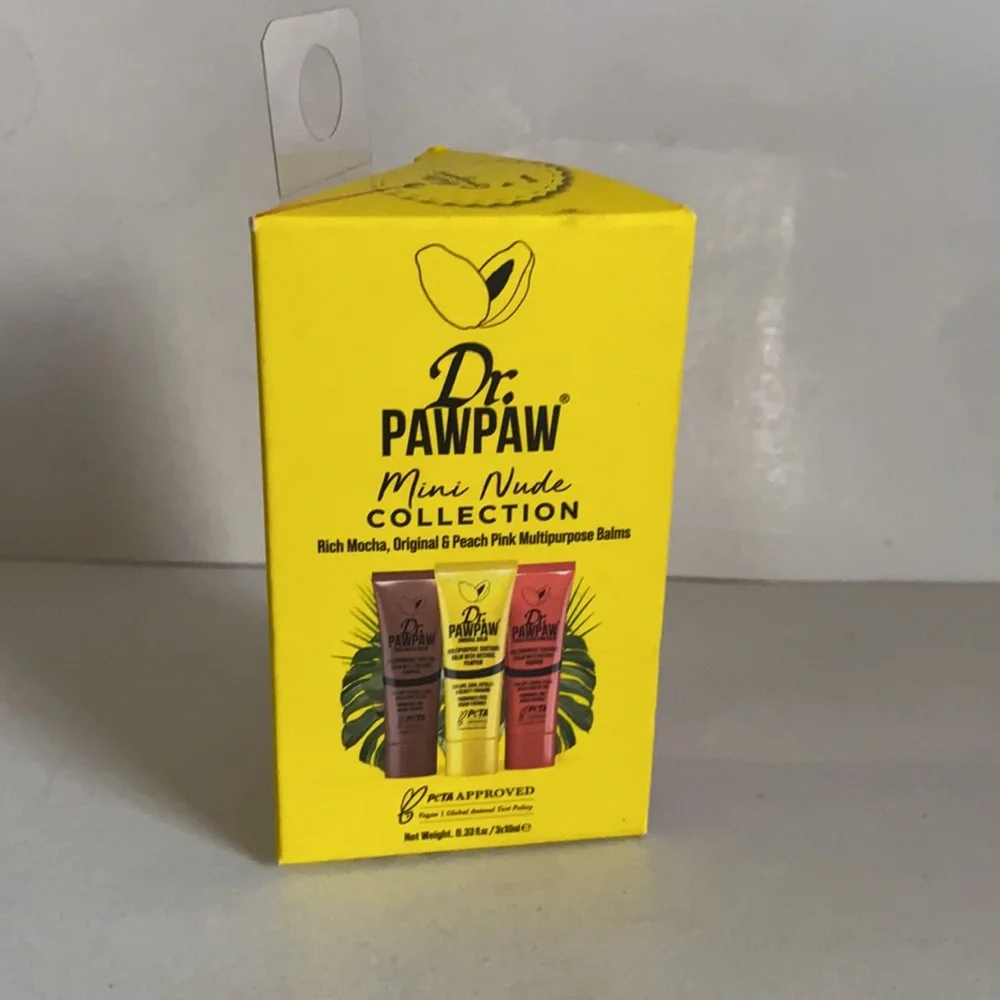 Dr. PawPaw Mini Nude Balm Original Peach Mocha CLEAN BEAUTY $25 NIB